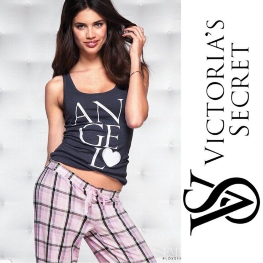 Victoria's Secret | Gray "Angel" Bling Tank Top | Size Small